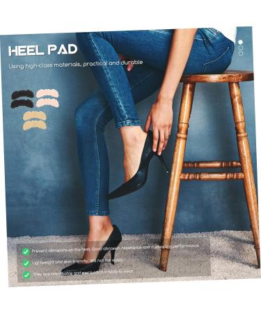 NOLITOY Heel Wear Pad Cushions for Women - 9 Pairs Self-Adhesive Non-Slip Heel Inserts & Shoe Pads for Ultimate Comfort - Buy Online on GoSupps.com
