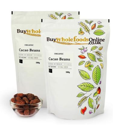 Organic Cacao Beans 1kg (BWFO) - Buy Online on GoSupps.com