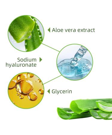 IREV Aloe Vera Gel for Face & Body Natural Aloe Gel For Moisturizing Face Skin Scalp Hair Hydration Hydrating Soothing Calming Moisturizer for Soothing After Sun Care 17.6 fl.oz - Buy Online on GoSupps.com