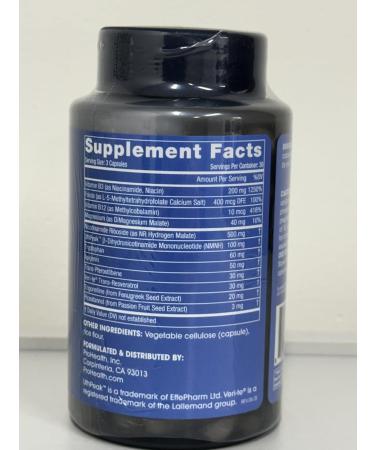 ProHealth NAD Triple Boost | 90 Capsules | 500 mg NR + NMNH Pterostilbene Apigenin and More | Builds Protects & Transforms NAD+ for Cellular Energy | USA Manufactured Triple Lab-Tested - Buy Online on GoSupps.com