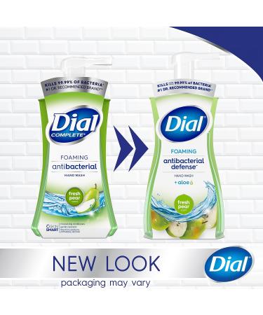 Dial Antibacterial Defense Foaming Hand Soap Fresh Pear Scent 10 Fl. Oz. 8/Carton (17000347219) - Buy Online on GoSupps.com