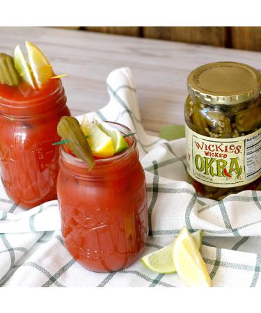 Wickles Pickles Wicked Okra (3 Pack - 16oz Each) - Pickled Okra - Slightly Sweet  Definitely Spicy  Wickedly Delicious - Buy Online on GoSupps.com