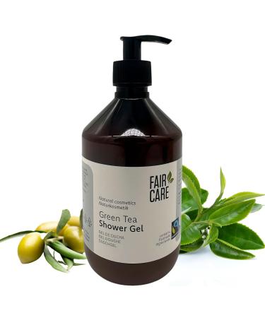 Fair Squared Shower gel for skin and hair 475 ml green tea moisturizing FAIRTRADE shower gel fresh scent with green tea