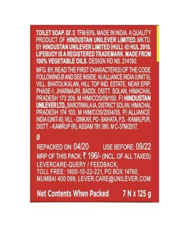 Total 10 Germ Protection Bathing Soap Bar 125g - Combo Pack of 7 | Protects Against Viruses & Germs | International Shipping Available - Buy Online on GoSupps.com