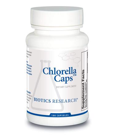 BIOTICS Research Chlorella Capsules Chlorella Supplements for Digestion Detox and Immune Support 180 Capsules - Buy Online on GoSupps.com