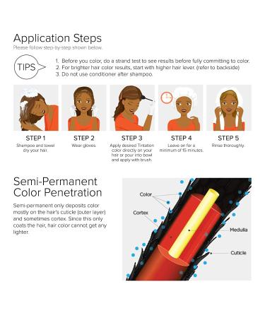 Kiss Tintation Semi-Permanent Hair Color 5oz (Neon Orange) - Vibrant & Long-Lasting Dye - Buy Online on GoSupps.com