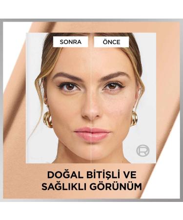 L'Or al Paris True Match Liquid Foundation Skincare Infused With Hyaluronic Acid SPF 17 Available in 40 Shades Cool Shade 3 R/3 C 30 ml - Buy Online on GoSupps.com