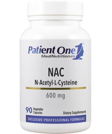 Patient One NAC (N-Acetyl Cysteine) 600 mg | Supplement to Support Immune Respiratory and Liver Health* | 90 Capsules