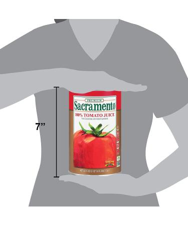 Sacramento Tomato Juice  No Added Sugar or High Fructose Corn Syrup  46 Ounce Cans  2-Pack 46 Fl Oz (Pack of 2) - Buy Online on GoSupps.com