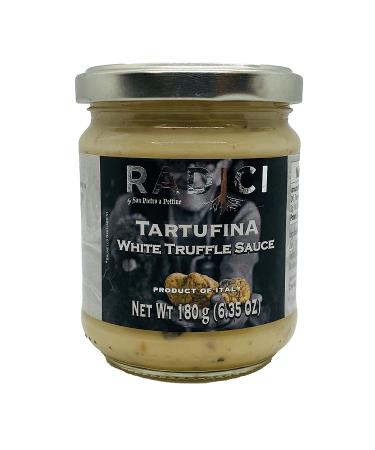 Tartufina Bianca, White Truffle Sauce, 6.35 oz (180 g), Gourmet Sauce, Condiments, Imported from Italy (Umbria)