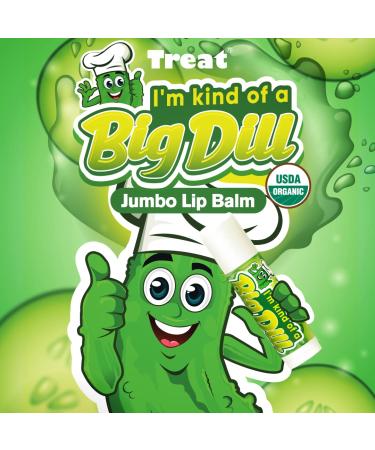 TREATآ® Jumbo Dill Pickle Lip Balm - Cruelty Free .50 OZ | Hydrating Flavor - Buy Online on GoSupps.com