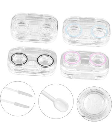 Shop Lalafina 8th Glasses Case & Contact Holder - Clear Glasses Frames Mini Container Travel Set for Eye Care - Perfect for Plastic Lenses - Buy Online on GoSupps.com