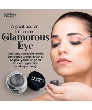 Mommy Makeup Stay Put Gel Eyeliner - Waterproof, Smudge Proof, Long Wearing Cream Eyeliner in Steel Magnolia Shade - Buy Online on GoSupps.com