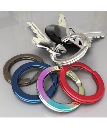 Small Heavy Duty Fishing Key Rings - Bait Connectors, Lure Accessories - Red Metal Keychain for Anglers - Buy Online on GoSupps.com