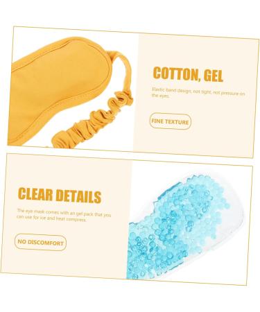 FRCOLOR 5 Sets Gel Eye Mask Hot & Cold Bead Eye Mask Ice for Eyes Eye Relief Eye Sleep Mask Eye Cooling Pad Gel Sleeping Eye Covers Eye Mask Cotton Travel Multifunction Goggles - Buy Online on GoSupps.com