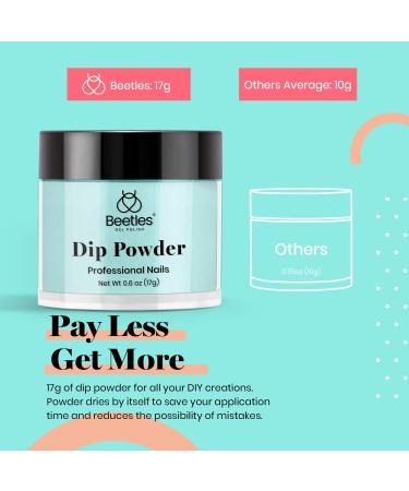 Beetles Pastel Dip Powder Nail Kit - 6 Spring Summer Colors for DIY Manicure | Includes Base, Top Coat, Activator, and Brush | Perfect Easter Salon Nail Art Set for Women - Buy Online on GoSupps.com