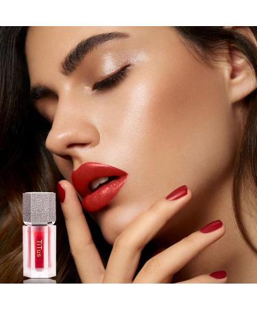 Long Lasting Lipstick Velvet Lip Gloss Portable Nonstick Makeup Lipstick with Color Development Easy to Push Away Teksome 203 - Buy Online on GoSupps.com