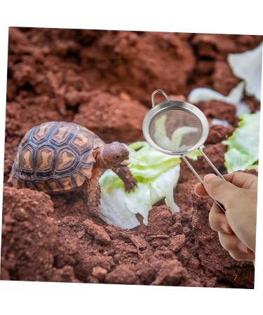 BESPORTBLE 4 Pcs Reptile Sand Shovel Filtering Sand Shovel Sand Filtering Mesh Reptichip Silver Barbed Wire 20X7X3CMx2pcs Silverx2pcs - Buy Online on GoSupps.com