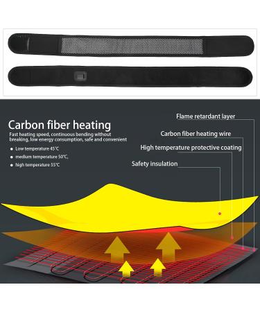 5V Electric Heating Headband | Carbon Fiber Heat Therapy | Adjustable Temperature for Headache Relief - Buy Online on GoSupps.com