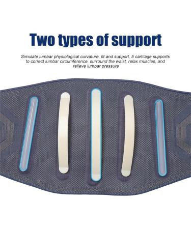 Back Support Back Brace Lumbar Support Back Brace Adjustable Lumbar Support Belt Keeps Posture Corrector Waist Trainer Back Support Belt(X-Large) X-Large Blue - Buy Online on GoSupps.com