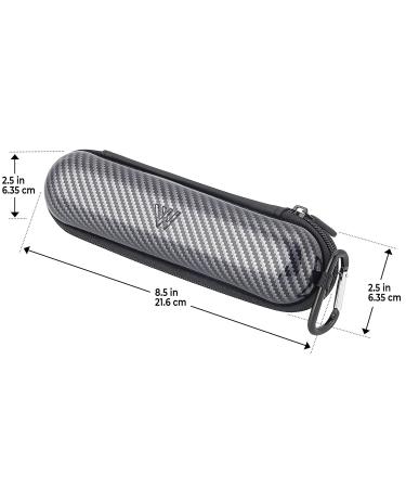 Wilken Electric Toothbrush Case | Universal Travel Case | Odor Free Thermoplastic Shell | Compatible with Oral B Sonicare | Carbon Fiber - Buy Online on GoSupps.com