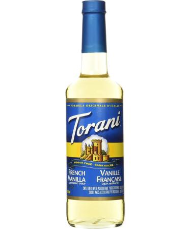 Torani Sugar Free French Vanilla Flavour Syrup 750ml & Sugar Free Caramel Classic Syrup Pet Bottle 750 milliliters - Buy Online on GoSupps.com