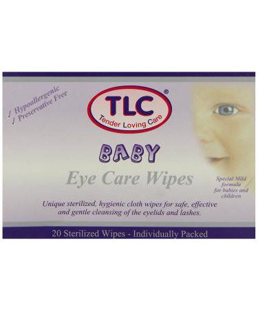 TLC Eye Care Wipes Baby 20's