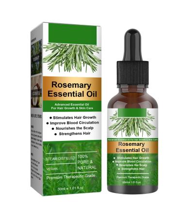 30ml hair growth oil |Essential rosemary oil for hair growth |Hair care oil for men and women |Organic hair serum for nutrition of the scalp and stimulating hair growth