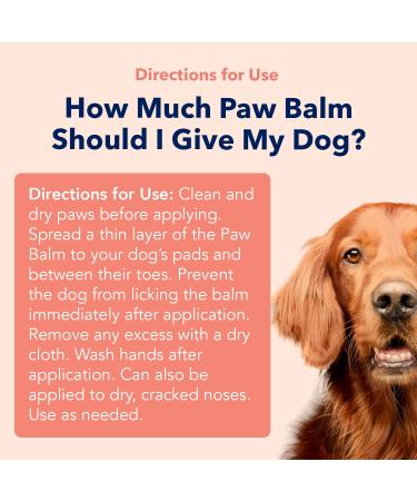 Vets Preferred Paw Balm for Dogs - 2 oz | Soothes, Heals & Moisturizes Dry Noses and Paws | Ideal for Extreme Weather - Buy Online on GoSupps.com