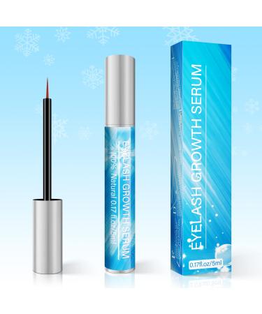 Eyelash Growth Serum Lash Serum Eyebrow Enhancer and Eyelash Serum for Growth and Thickness Eye Lash Serum to Growth Longer Fuller Stronger (Blue)