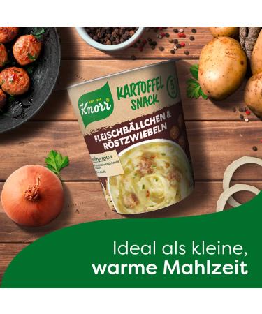 Knorr Potato Snack with Meatballs & Fried Onions - 53g (Pack of 2) | International Shipping Available - Buy Online on GoSupps.com