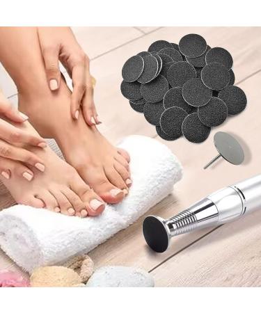 100pcs Foot File Sandpaper Disc | Replaceable Sanding Pads for Electric Foot Rasp Files | Callus & Dead Skin Removal Pedicure Tools - 120 Grit - Pack of 1 - Buy Online on GoSupps.com