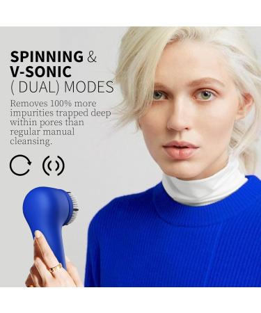 N graCoola 3.0 Facial Cleansing Brush - Waterproof & Rechargeable Face Scrubber for Men & Women | Electric Exfoliator with 3 Brushes 3 Intensities 2 Modes & Eye Roller - Shop Now - Buy Online on GoSupps.com