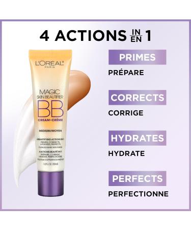 L Or al Paris Skin Beautifier Magic BB Cream 4-in-1 Ultra-Light Lotion Light 30 mL New Formula Light - Buy Online on GoSupps.com