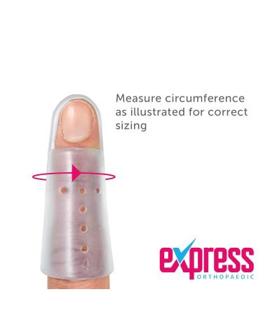 Express Orthopaedic Mallet Finger Splint - Size 7 | Distal Finger Splint for DIP Joint | Medically Approved Plastic Splint - Buy Online on GoSupps.com