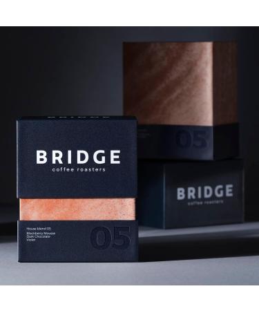 Bridge Coffee Roasters | House Blend 05 | 250g Medium Roast Colombia/Ethiopia Coffee | 100% Arabica Espresso Coffee Beans | Freshly Roasted Speciality Coffee (Espresso 500g) - Buy Online on GoSupps.com