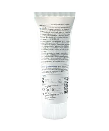 TePe Daily Kids Toothpaste - Mild Mint 3-6 Years Fluoride Toothpaste for Children Prevents Cavities 75ml Pack - Buy Online on GoSupps.com