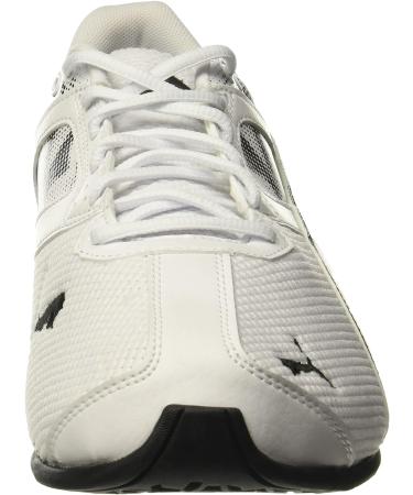 PUMA Men's Tazon 6 Sneaker - Cyclone White/Black | Lightweight & Stylish - Buy Online on GoSupps.com