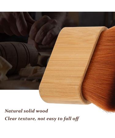 Professional Neck Brush for Hairdressers | Anti-Static Wooden Hair Duster & Barber Accessories - Buy Online on GoSupps.com