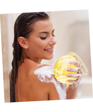 5pcs Exfoliating Sponge Bath Balls - Body Wash Scrubber & Skin Cleaning Shower Sponge - Buy Online on GoSupps.com