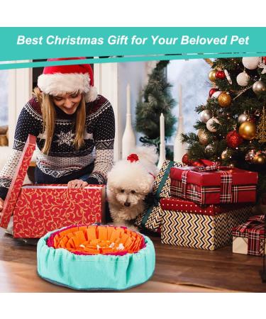 Vivifying Snuffle Mat for Dogs | Interactive Slow Feeding & Treats Game | Dog Digging Toy for Natural Foraging Skills | Orange+Red - Buy Online on GoSupps.com