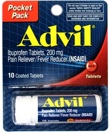 4-Way Nasal Decongestant Spray Phenylephrine Hydrochloride 1% 1 Fl Oz + Advil Pocket Pack Ibuprofen 200 mg 10 Ct - Buy Online on GoSupps.com