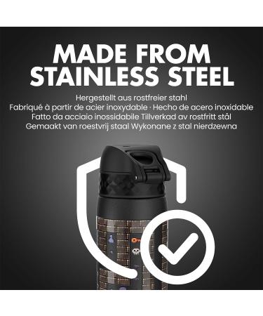 Ion8 Kid's Stainless Steel Water Bottle 20oz - Food-Safe, Odor Resistant - Gamer Design - Fits Car Cup Holders & Backpacks - Pack of 1 - Buy Online on GoSupps.com