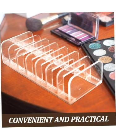 NOLITOY Eye Shadow Storage Box Toiletry Holder Acrylic Vanity Makeup Desk Skincare Desktop Makeup Organizer - Buy Online on GoSupps.com