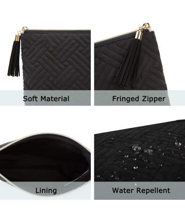 Buy Bagsmart 2-Piece Marble Cosmetic Bag & Pencil Case - Multifunction Travel Organizer - Black Zip Packing Cube - Ideal for International Shipping - Buy Online on GoSupps.com