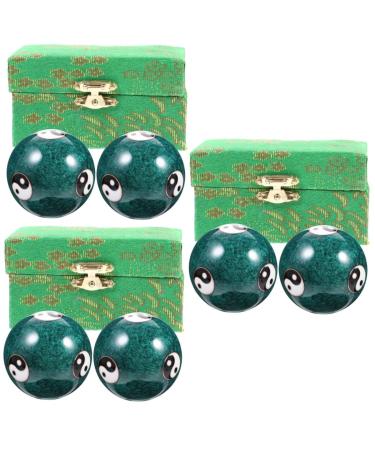 Ultechnovo 6 STK Health Massage Handball Female Product Organizer Balls To strengthen the Massage tools Luggage Health Prevention-Box CLOISNONEMAILLE Fitness
