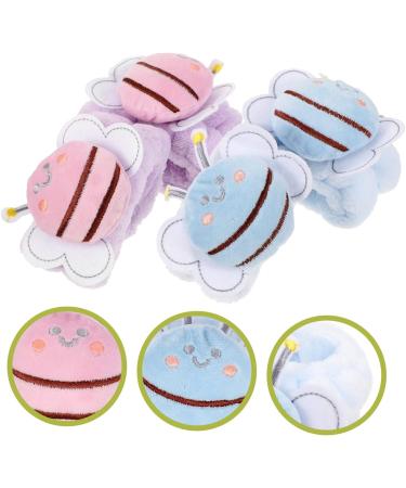 FRCOLOR 4pcs Face Wash Wristband Plush Hair Scrunchies Elastic Makeup Towel Adjustable Hair Band Elastic Scrunchy Ties Absorbent Wristbands Wash Arm Towel Flannel Elasticity South Korea - Buy Online on GoSupps.com