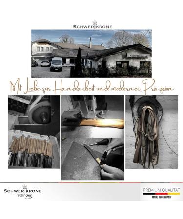 Schwertkrone Nail & Cuticle Scissors - Made in Germany with Case | Premium Quality Solingen Cuticle Scissors for Perfect Grooming - Buy Online on GoSupps.com