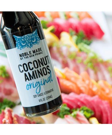 New Primal Coconut Aminos Original - 8 fl oz (237 ml) | Gluten-Free Soy Sauce Alternative - Buy Online on GoSupps.com
