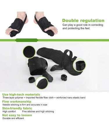Bunion Splint Hallux Valgus Corrector | Double Adjustment Toe Separator Brace for Men and Women | Foot Support and Toe Straightener - Buy Online on GoSupps.com